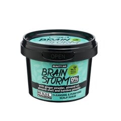 Скраб для кожи головы Beauty Jar Brainstorm, 100 г цена и информация | Распылите крем-спрей на волосы на расстоянии 20-25 см, расчешите их расческой. | 220.lv