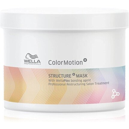 Maska krāsotiem matiem Wella Color Motion Structure+ Mask, 500 ml cena un informācija | Matu uzlabošanai | 220.lv