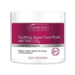 Альгинатная успокаивающая маска для лица из водорослей с ​​розовой глиной BIELENDA, 160 г цена и информация | Маски для лица, патчи для глаз | 220.lv