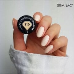 Semilac 810 стойкий гибридный гель лак для ногтей Extend Casual beige 7 мл ( 5 in 1 ) цена и информация | Лаки для ногтей, укрепители | 220.lv