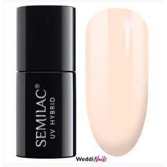 Semilac 574 стойкий гибридный гель лак для ногтей Bride In Powder Pink, 7 мл. цена и информация | Лаки для ногтей, укрепители | 220.lv