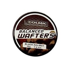 Wafters Colmic WAFTERS: HALIBUT 7X5mm – BLACK 25g цена и информация | Прикормки | 220.lv