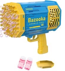 Elektriskā burbuļpistole (bazooka), 88 putu caurumi, LIVMAN MJ149A cena un informācija | Ūdens, smilšu un pludmales rotaļlietas | 220.lv
