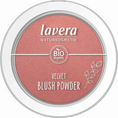 Пудра Velvet Blush с органическим миндальным маслом и минеральными цветными пигментами  цена и информация | Бронзеры (бронзаторы), румяна | 220.lv