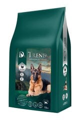 Dr. Trend Premium Active sausā suņu barība ar tītara gaļu 15 kg cena un informācija | Sausā barība suņiem | 220.lv