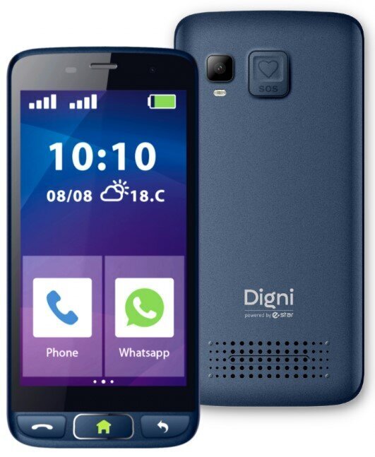 eSTAR Digni Smart Senior Blue cena un informācija | Mobilie telefoni | 220.lv