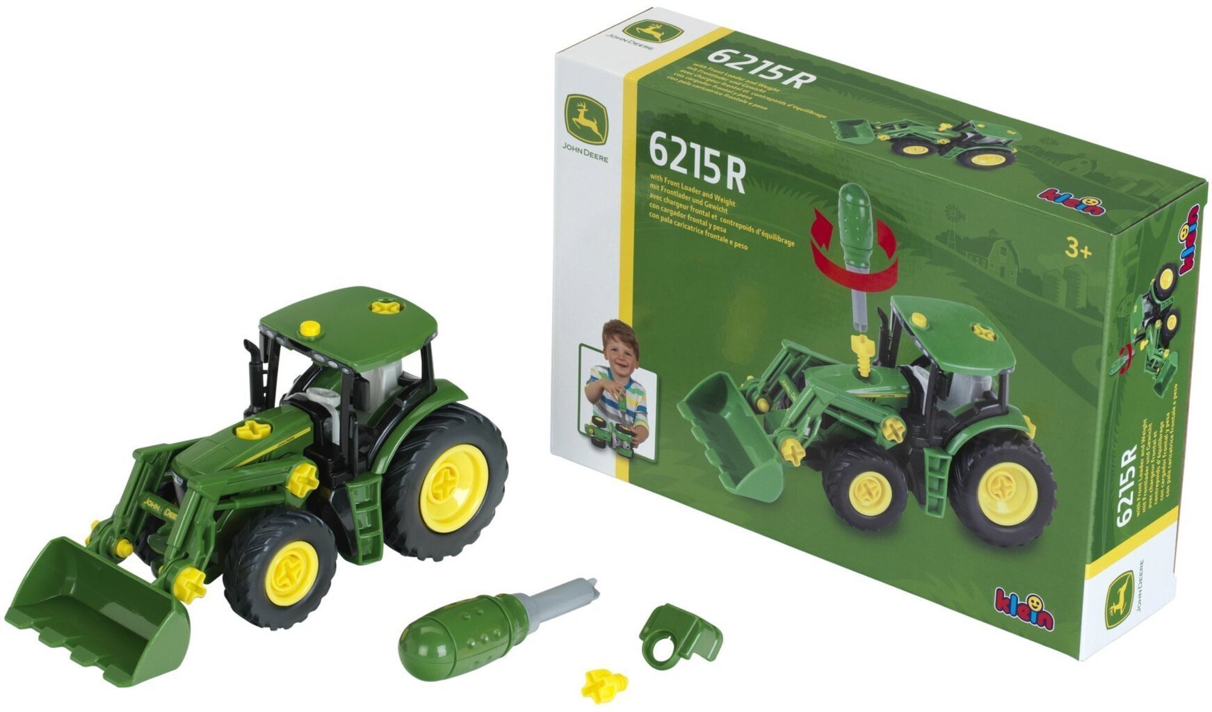 Celtniecības traktors John Deere Klein цена и информация | Rotaļlietas zēniem | 220.lv