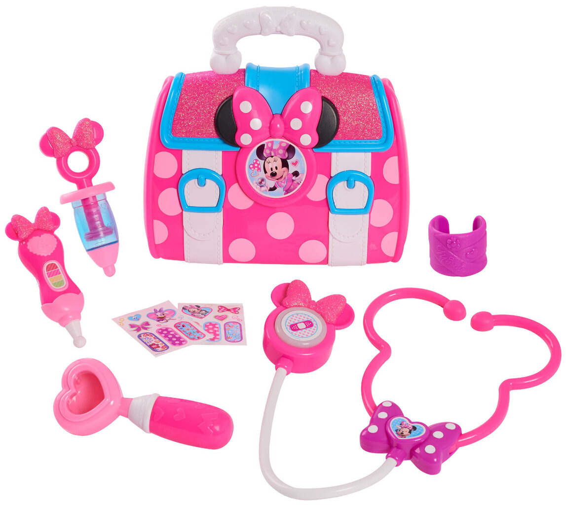 Komplekts Liels medicīnas Disney Minnie Mouse Just Play, 8 gab. cena un informācija | Rotaļlietas meitenēm | 220.lv