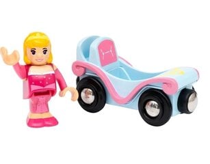 Guļošā skaistule un vilciena vagons Brio Disney Princess 33314 cena un informācija | Rotaļlietas meitenēm | 220.lv
