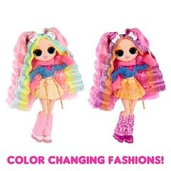 LOL Сюрприз OMG Sunshine Makeover Doll Doll - Bubblegum DJ - включает в себя изменение цвета ультрафиолетового цвета на солнце, множественные сюрпризы и сказочные аксессуары - отличный подарок для детей в возрасте 4 лет. цена и информация | Игрушки для девочек | 220.lv