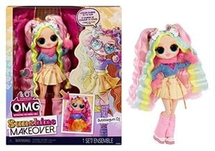 LOL Сюрприз OMG Sunshine Makeover Doll Doll - Bubblegum DJ - включает в себя изменение цвета ультрафиолетового цвета на солнце, множественные сюрпризы и сказочные аксессуары - отличный подарок для детей в возрасте 4 лет. цена и информация | Игрушки для девочек | 220.lv