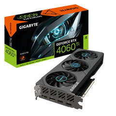 Видео карта Gigabyte GeForce RTX 4060 Ti Eagle (GV-N406TEAGLE-8GD) цена и информация | Видеокарты (GPU) | 220.lv