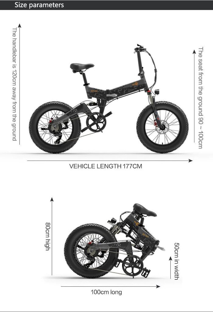 Elektriskais velosipēds BEZIOR XF200, melns/dzeltens, 1000W, 15Ah цена и информация | Elektrovelosipēdi | 220.lv