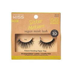 KISS Накладные ресницы Sister Nature Vegan Mink - Ivy цена и информация | Накладные ресницы, керлеры | 220.lv