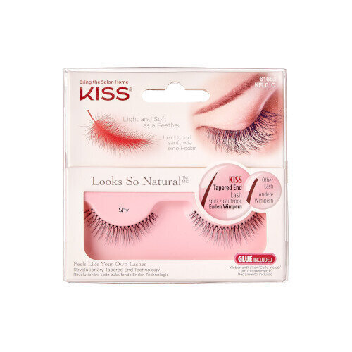 Kiss My Face Looks So Natural Lashes (1 pair) - Mākslīgās skropstas dabiskam izskatam Shy cena un informācija | Mākslīgās skropstas, skropstu atliecēji | 220.lv