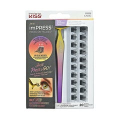 Mākslīgās skropstas IMPRESS Press on Falsies Kit 03 cena un informācija | KISS Smaržas, kosmētika | 220.lv