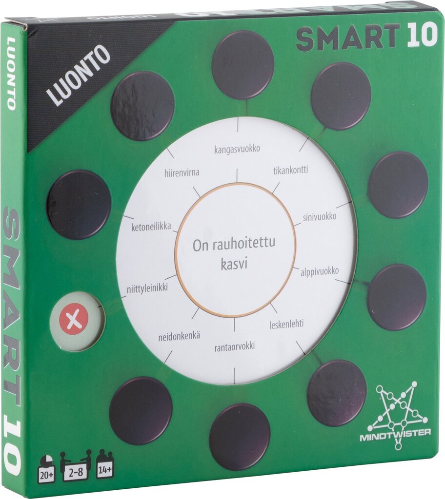 Galda spēļu kartes Smart10 daba, FI цена и информация | Galda spēles | 220.lv