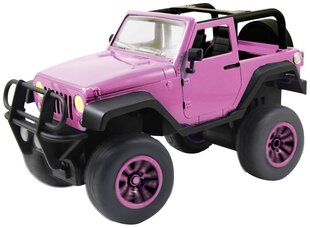 Radiovadāms džips Dickie Toys RC Jeep Wrangler, rozā цена и информация | Игрушки для девочек | 220.lv