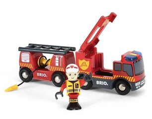 Brio World 33811 Пожарный поезд цена и информация | Игрушки для мальчиков | 220.lv