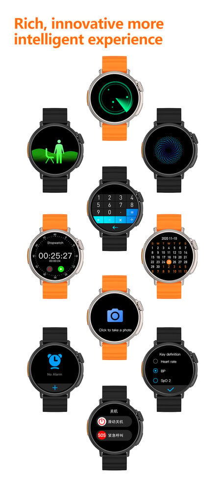 Viedpulkstenis; Smartwatch LIVMAN GT88 цена и информация | Viedpulksteņi (smartwatch) | 220.lv