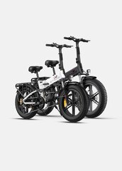 Elektriskais velosipēds Engwe Engine X, 20", melns/balts, 250W, 13Ah, 2gab. цена и информация | Электровелосипеды | 220.lv