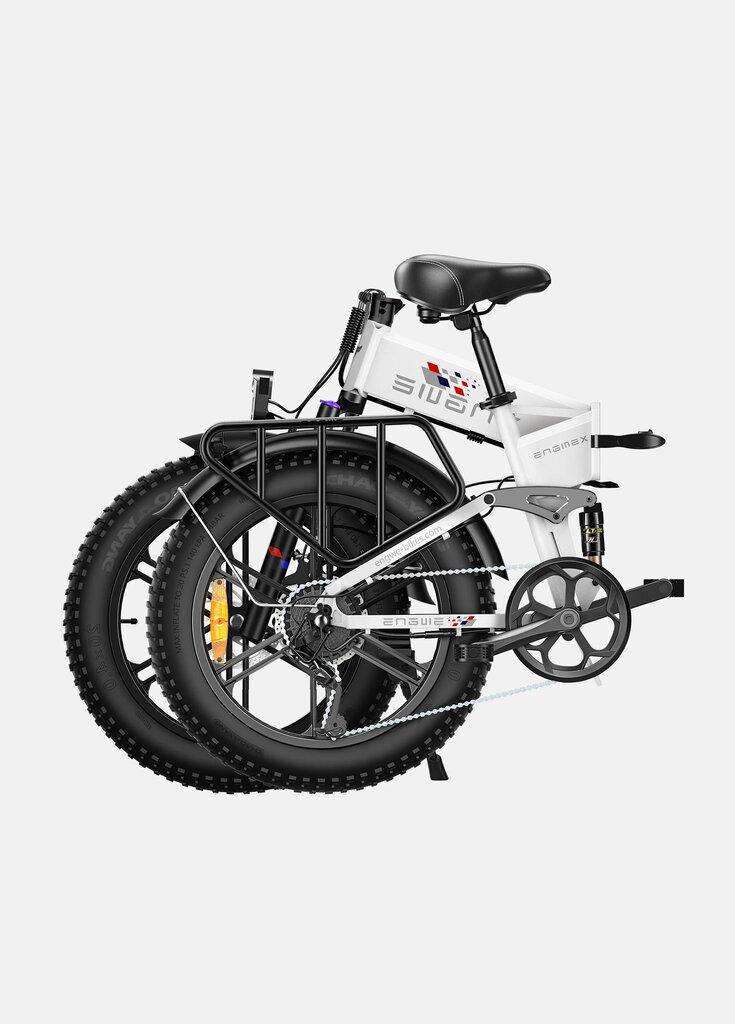 Elektriskais velosipēds Engwe Engine X, 20", melns/balts, 250W, 13Ah, 2gab. cena un informācija | Elektrovelosipēdi | 220.lv