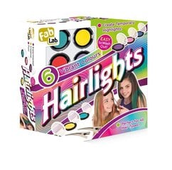 Matu krāsošanas krītiņi FabLab Hairlights cena un informācija | Rotaļlietas meitenēm | 220.lv