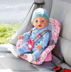Leļļu autokrēsliņš Baby Born, rozā/pelēks cena un informācija | Baby Born Rotaļlietas, bērnu preces | 220.lv