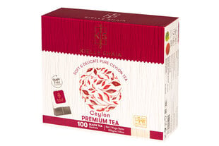 Melnā tēja Kielle Shaia Premium Ceylon Black Tea 100x2g cena un informācija | Tēja | 220.lv