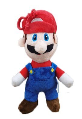 Super Mario + Luigi mīkstās rotaļlietas / kulonu komplekts, 18cm, 2 gab. cena un informācija | Mīkstās (plīša) rotaļlietas | 220.lv