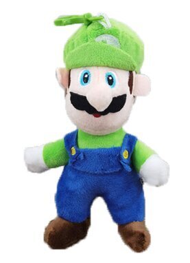 Super Mario + Luigi mīkstās rotaļlietas / kulonu komplekts, 18cm, 2 gab. cena un informācija | Mīkstās (plīša) rotaļlietas | 220.lv