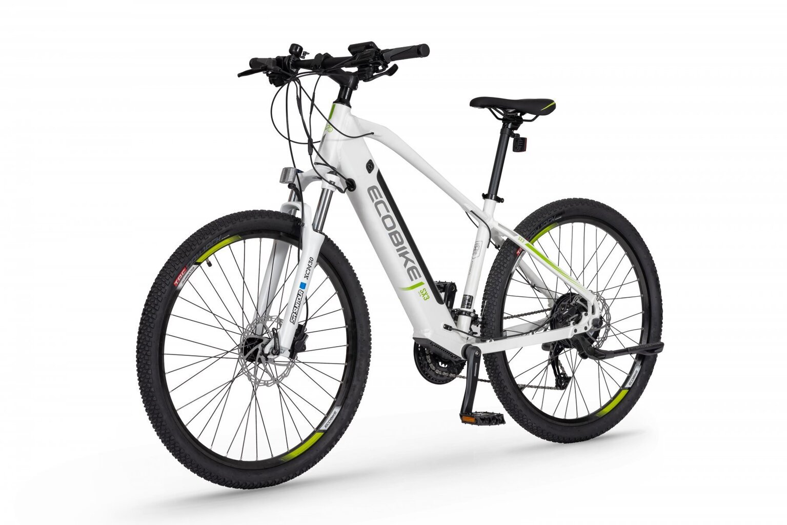 Elektriskais velosipēds Ecobike SX3 14,5 Ah Greenway, balts cena un informācija | Elektrovelosipēdi | 220.lv