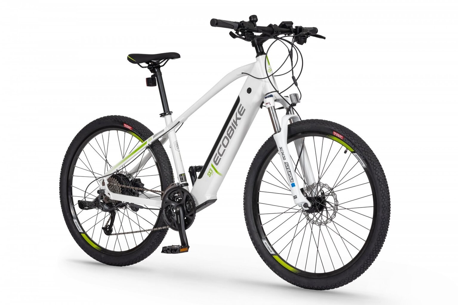 Elektriskais velosipēds Ecobike SX3 14,5 Ah Greenway, balts цена и информация | Elektrovelosipēdi | 220.lv