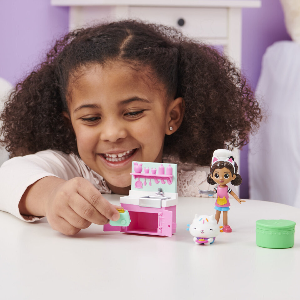 Virtuves rotaļu figūriņu komplekts DreamWorks Gabby's Dollhouse cena un informācija | Rotaļlietas meitenēm | 220.lv
