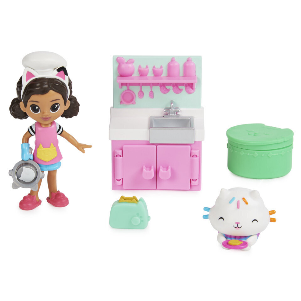 Virtuves rotaļu figūriņu komplekts DreamWorks Gabby's Dollhouse цена и информация | Rotaļlietas meitenēm | 220.lv