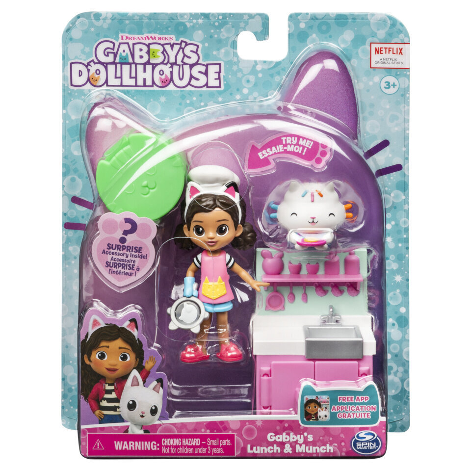 Virtuves rotaļu figūriņu komplekts DreamWorks Gabby's Dollhouse цена и информация | Rotaļlietas meitenēm | 220.lv