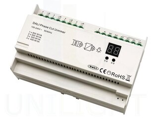 Dimmer 4x1.5a 230v ac din DALI-05ul Unilight цена и информация | Требуются батарейки | 220.lv