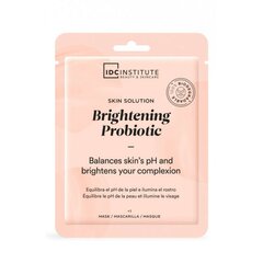 Маска для лица IDC Institute Skin Solution Brightening Probiotic цена и информация | Маски для лица, патчи для глаз | 220.lv