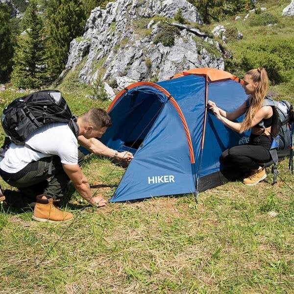 Telts Nils Camp NC6010 Hiker, zila цена и информация | Teltis | 220.lv