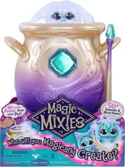 Magic Mixies maģisks katls ar interaktīvu 8 collu zilu plīša rotaļlietu un 50+ skaņām un reakcijām цена и информация | Игрушки для девочек | 220.lv