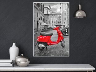 Плакат The Most Beautiful Scooter, Белая рама, 20x30 цена и информация | Картины | 220.lv