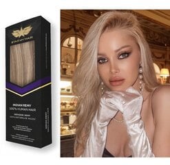 Натуральные платиновые светлые локоны на заколках Remy, 6 частей, 70 нр цена и информация | Аксессуары для волос | 220.lv