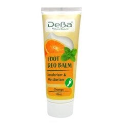 DeBa Kāju balzams Natural Beauty Mint & Orange, 75 ml cena un informācija | Ķermeņa krēmi, losjoni | 220.lv