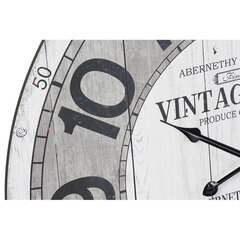 Настенное часы DKD Home Decor Серый Позолоченный Металл MDF Белый (58 x 8 x 58 cm) цена и информация | Часы | 220.lv