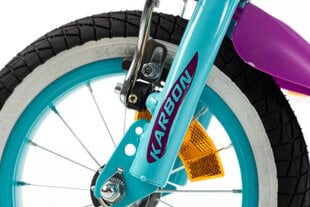 Велосипед Mimi Karbon, белый/фиолетовый/голубой цена и информация | Велосипеды | 220.lv