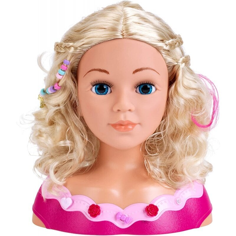 Princess Coralie liela ķemmēšanas un veidošanas galva + grima palete bērniem Klein цена и информация | Rotaļlietas meitenēm | 220.lv