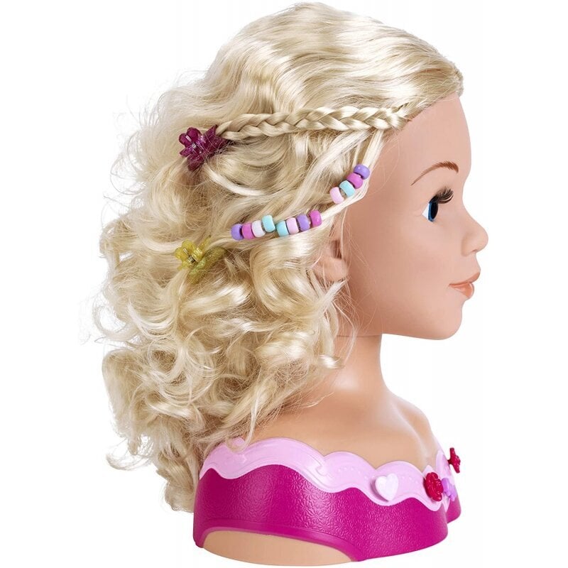 Princess Coralie liela ķemmēšanas un veidošanas galva + grima palete bērniem Klein cena un informācija | Rotaļlietas meitenēm | 220.lv