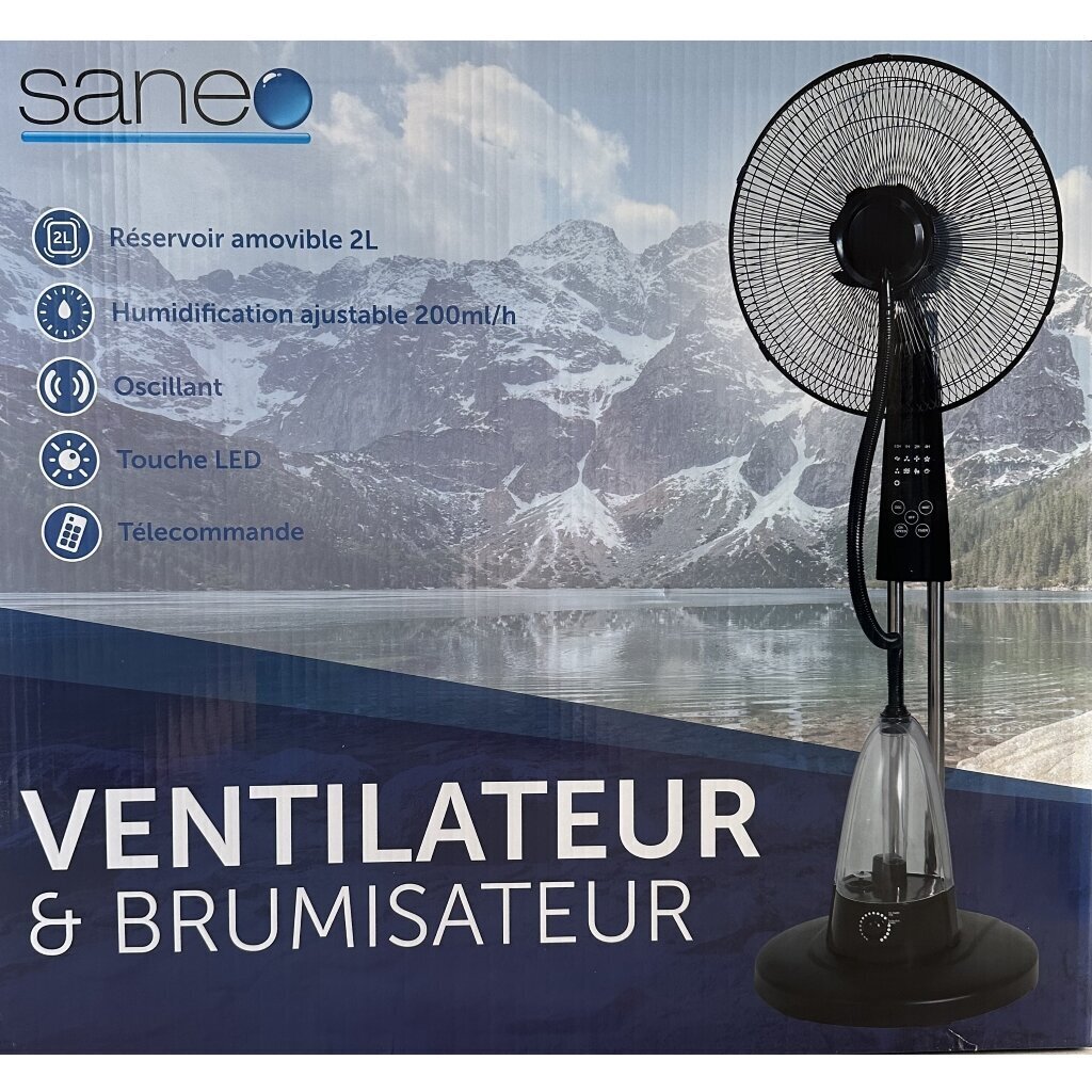 Mitrinātājs ar ventilatoru Saneo 002500, 70W cena un informācija | Ventilatori | 220.lv