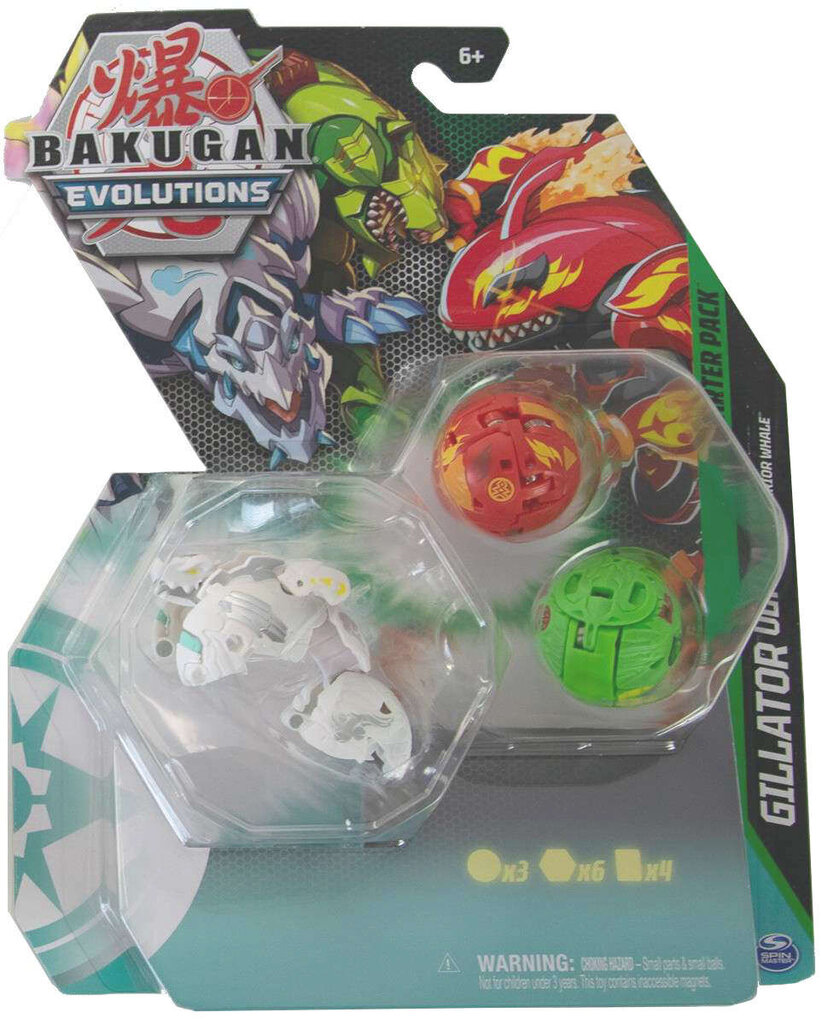 Komplekts Gillator Ultra Bakugan Evolutions 3 figūriņas + kartes цена и информация | Rotaļlietas zēniem | 220.lv