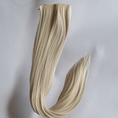 Izlaistās matu ķegļi ar elastīgu baltu krāsu 80 cm, 110 g. 60 nr. cena un informācija | Matu aksesuāri | 220.lv